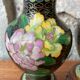 Pair of chinese cloisonné miniature vases 2nd half xxth