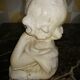 Sculpture Bust girl in plaster