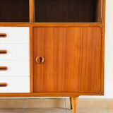 Scandinavian teak library 1960