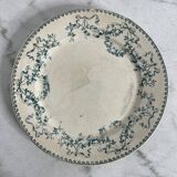 Set of 9 Terre de Fer flat plates - Sarreguemines U&C Mozart