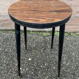 Vintage Scandinavian metal & formica stool 60s
