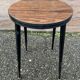 Vintage Scandinavian metal & formica stool 60s