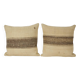 Set of 2 vintage kilim cushion covers 58x58 cm