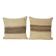 Set of 2 vintage kilim cushion covers 58x58 cm