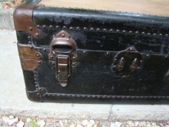 Old travel trunk