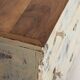 Antique chest of drawers with blue patina (c.1920) #17
