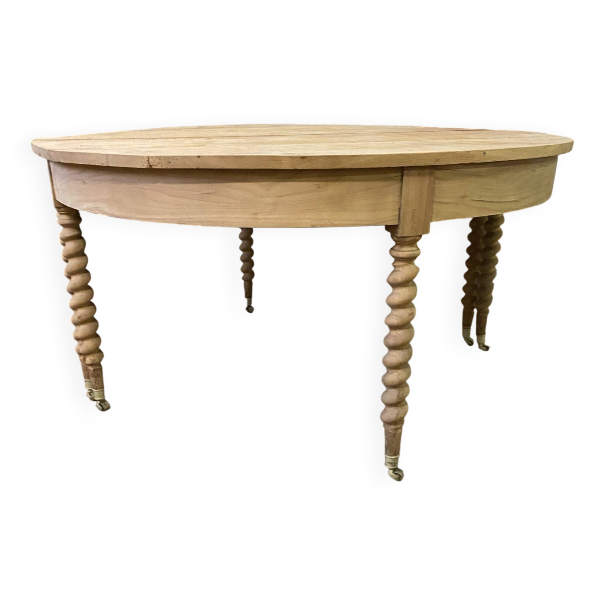 Table ronde en chêne