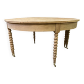 Table ronde en chêne