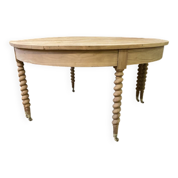 Table ronde en chêne