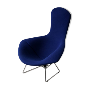 Fauteuil Knoll vintage - bleu