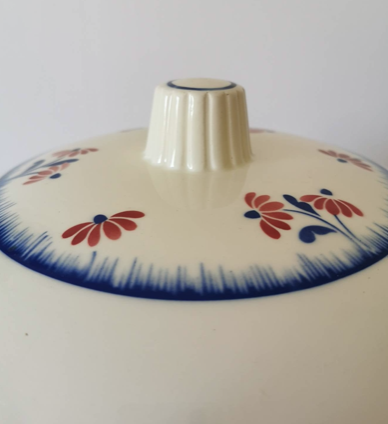 Badonviller vintage earthenware soup