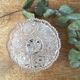Vintage chiseled glass candy