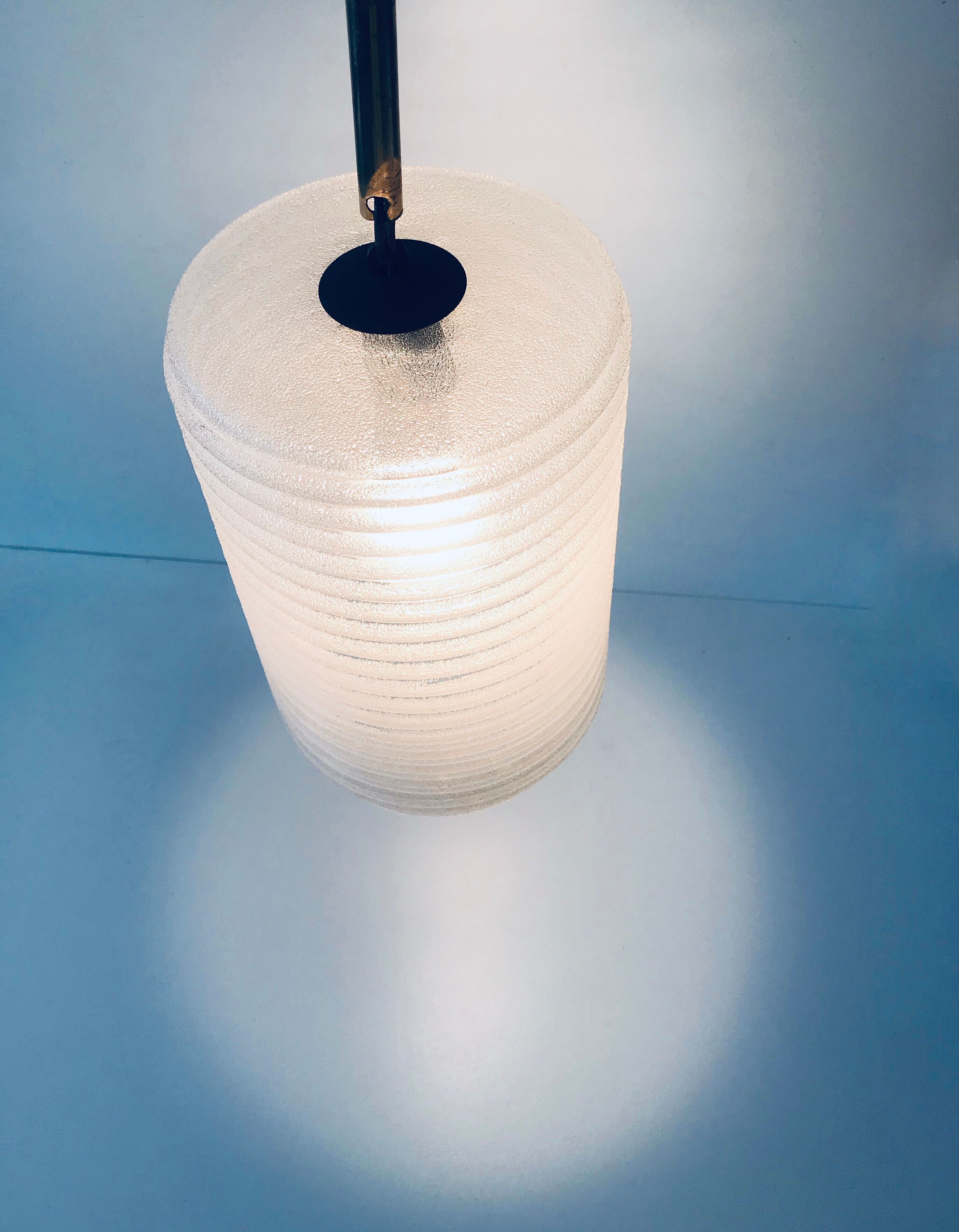Granite glass hanging lamp