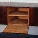 Large wall-mounted sideboard in Rio rosewood from the 1960s