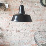 Industrial factory ceiling lamp from Wikasy A23, 1950s