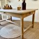Table de ferme en chêne