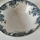 Antique salad bowl from Moulin des Loups, blue Marie-Louise pattern
