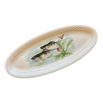 XXL vintage fish dish