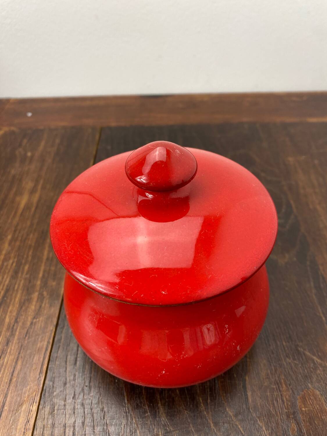 Vallauris ceramic sugar bowl