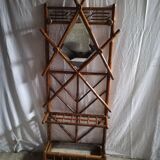 Colonial bamboo coat rack from the 20s/30s