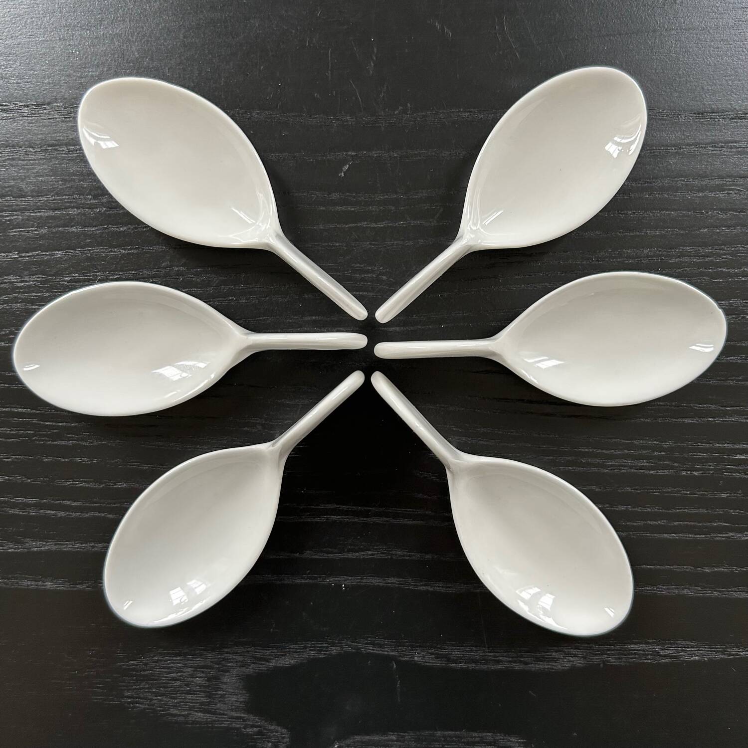 Set of 6 designer amuse bouche spoons