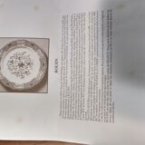 Sauciere service Gien Rouen au saintfoin numeroté 92 with certificate