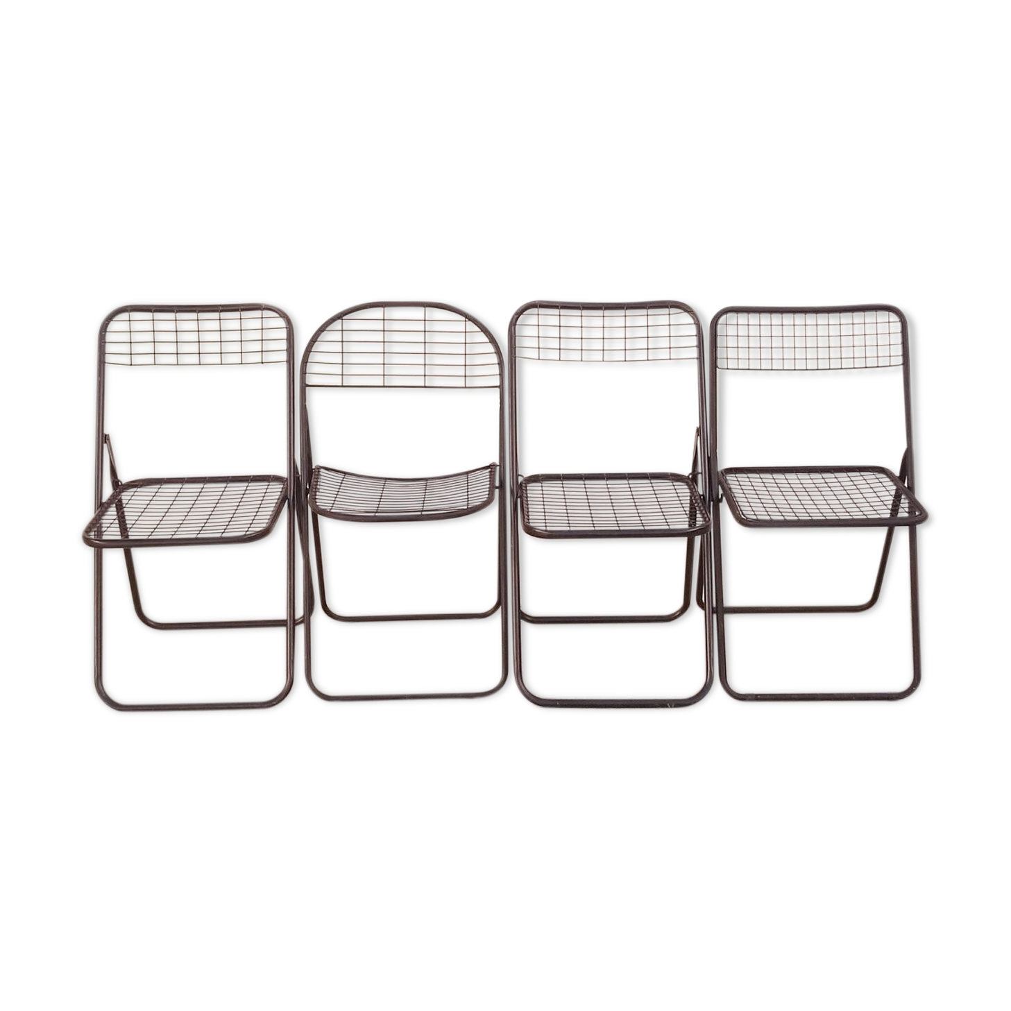 Four metal garden chairs Ikéa 80