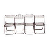 Four metal garden chairs Ikéa 80