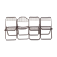 Four metal garden chairs Ikéa 80