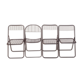 Four metal garden chairs Ikéa 80