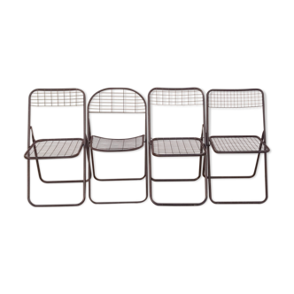 Four metal garden chairs Ikéa 80