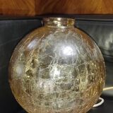 Vintage amber ball pendant light