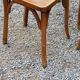 Set of 6 Baumann bistro chairs from the 50s stamp with iron
