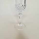 Set of 5 Cristal d'Arques champagne flutes