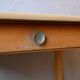 1950s Formica kitchen table with tapered legs and vintage drawer.