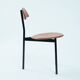 6 Linea Veam leather tripod chairs, Italy 1980s