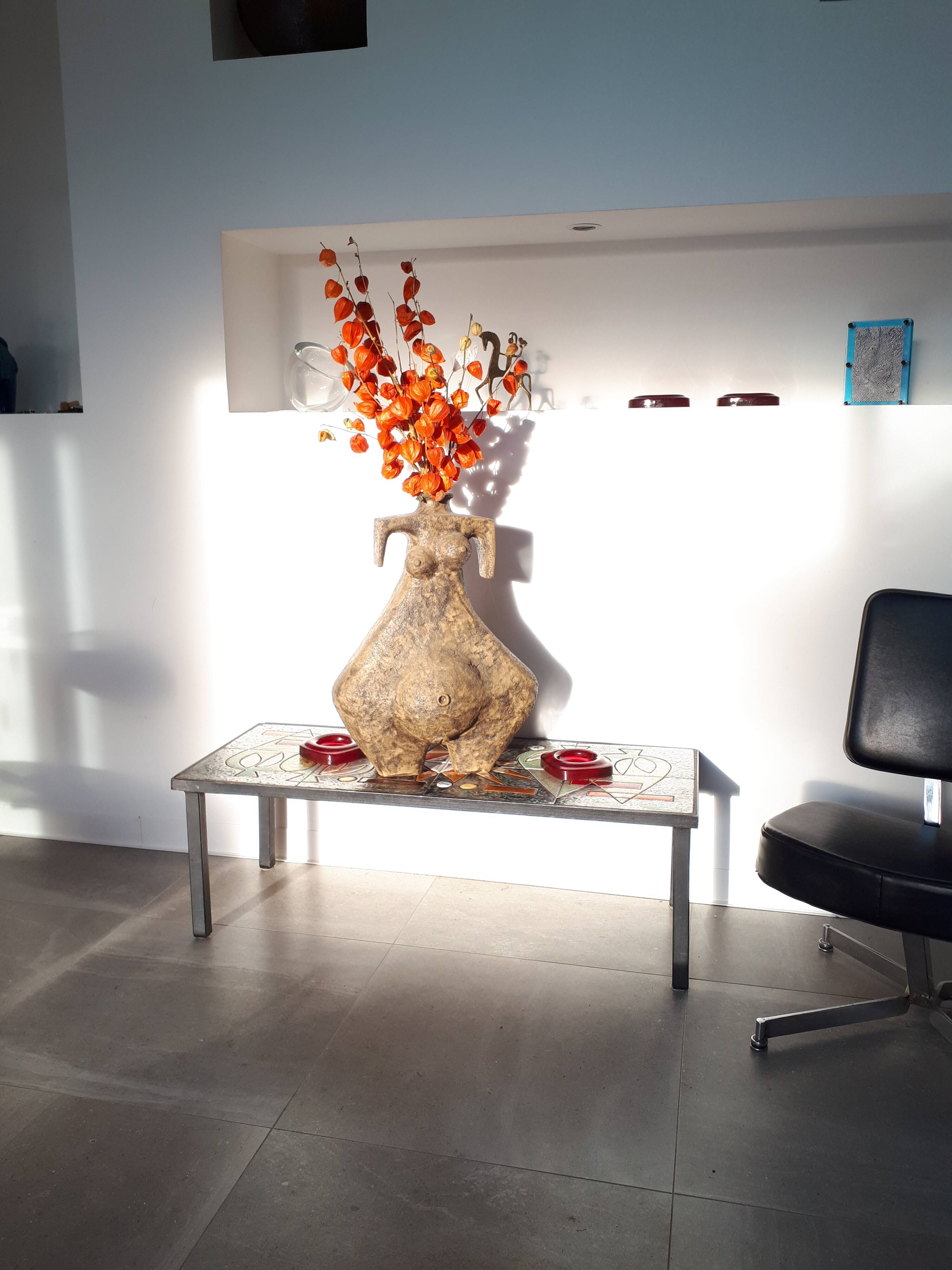 Ceramic coffee table by Corroyez 60