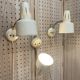 Trio of wall lights "scandinavian design" 1950.