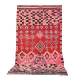 Vintage Handmade Boujaad Rug 156 x 293 cm - Berber rug - Moroccan wool rug