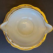 Chapus Limoges porcelain gravy boat