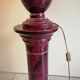 Living room lamp on column