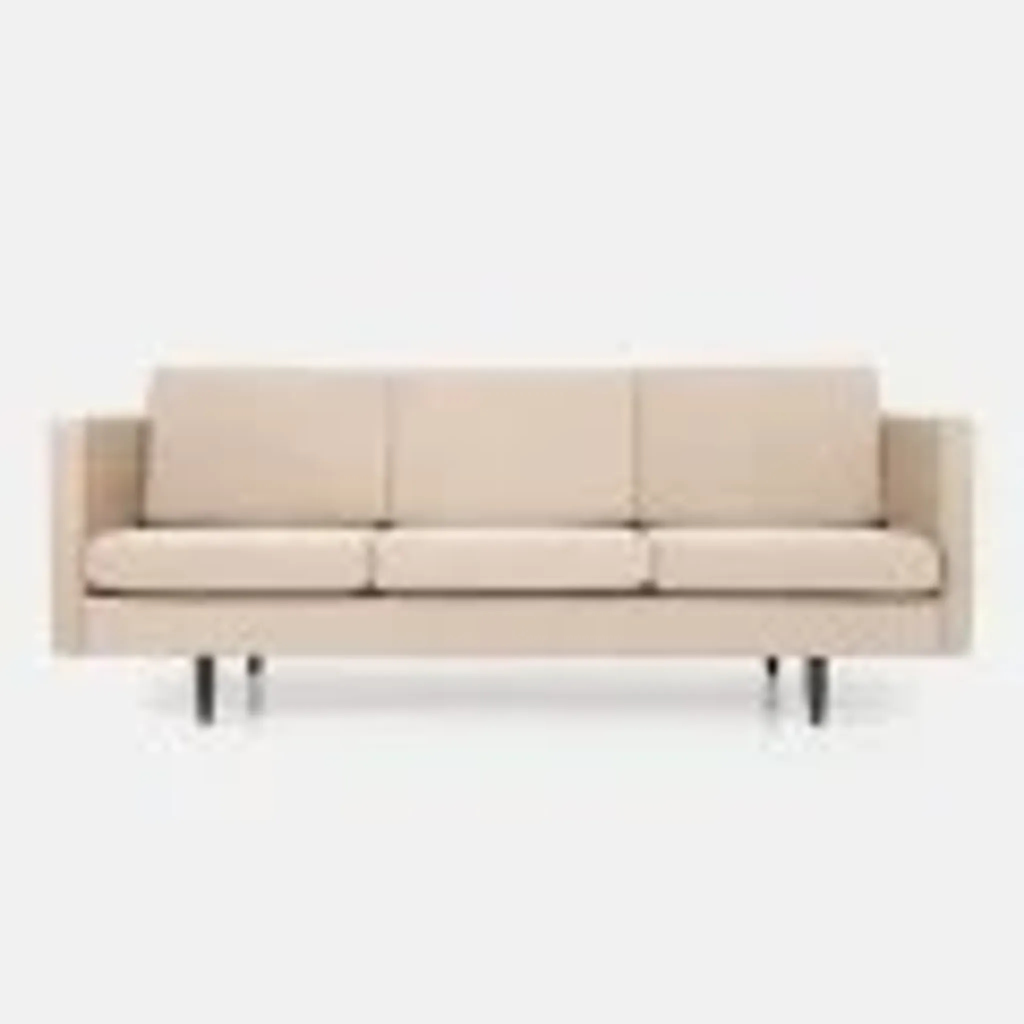 Canapé en velours beige Alta, design scandinave