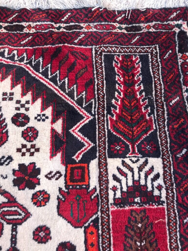 Tapis ancien beloutch afghan 102x187cm