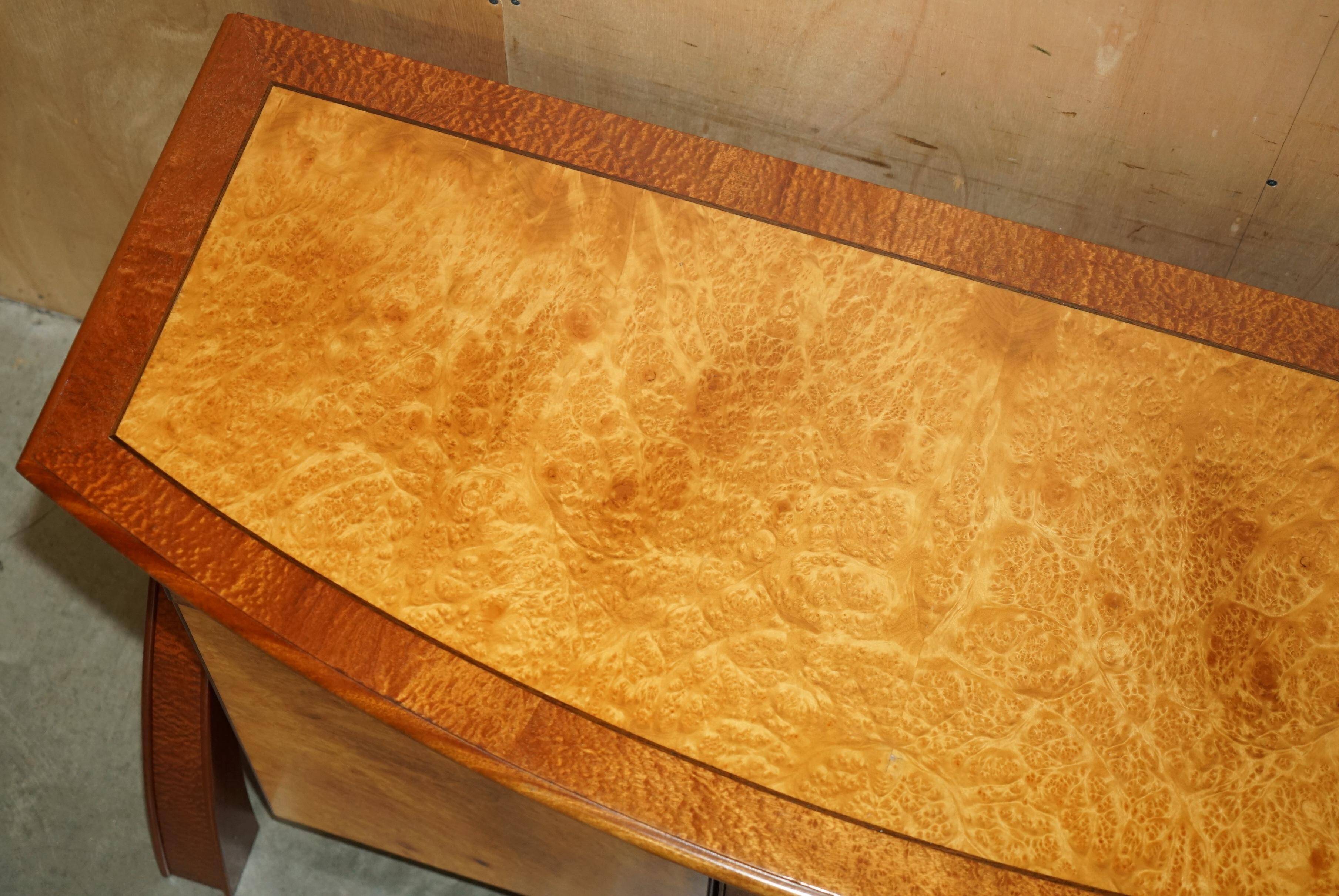 Very Art Deco in burl maple and thuja wood by Andrew Vara.