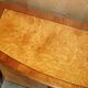 Very Art Deco in burl maple and thuja wood by Andrew Vara.