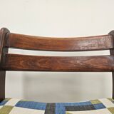 70s chairs for dining room in beech and Space Age fabric