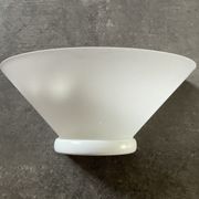 Ghiplen Ghidini wall lamp from the 70s in frosted glass and metal