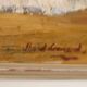 Swedish Oil on Canvas – “Boat” by Thord Leonard – Vintage & Framed