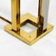 Pair of very rare 1970s XXL brass table lamps from Vereinigte Werkstätten