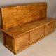 19th Century Spruce Bench Chest